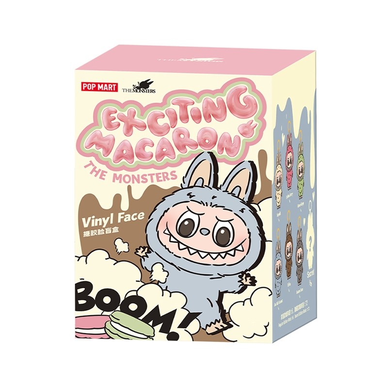 Básico: THE MONSTERS - Caja Sorpresa con Cara de Vinilo Macaron (La proporción de producción del secreto es de 1:54, es decir, cada 54 productos tiene 1 secreto)